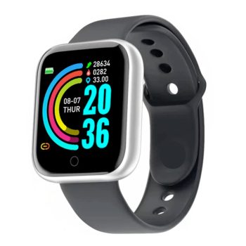 Smart Watch 116Plus D13 Y68 Sport Wristband - Silvery