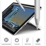 Replacement Apple Stylus Pen | Palm Rejection & Tilting – 2 Nibs – White