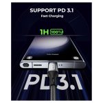 240W:100W USB C to USB C Fast Charging – PD 3.1 – 6.6FT