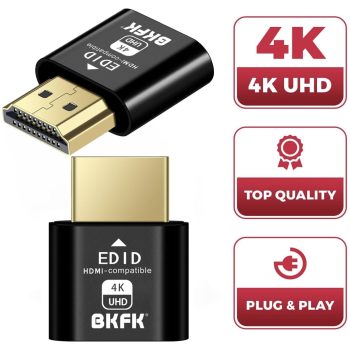 4K Display port Headless Emulator-Dummy Dongle 120Hz 1