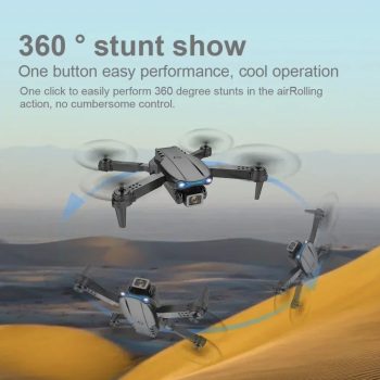 E99 Pro Quadcopter Aerial Drone with Dual HD Cameras - Black 2