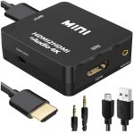 HDMI Audio Extractor – 4K 1080P – HDMI to HDMI Splitter with 3.5mm AUX Audio