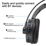 Wireless Bluetooth 5.0 Headset with Noise Cancelling Microphone – Ideal for Truck Drivers – Call Centre Work
