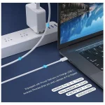 118:96W – Replacement USB C Type-C AC Charger – Macbook 12-16 Inch Compatible – White