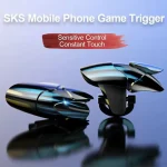 ABS Black Shark Mobile Phone Game Trigger for Aimed Shooting L1R1 Key Button – White