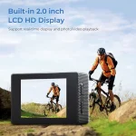 VEMONT Full HD 2.0 Inch Action Camera – 1080P 12MP 30m:98ft Underwater Waterproof with Mounting Accessories Kit – Black