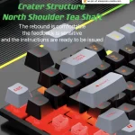 Luminous USB Wired Keyboard And Mouse Set – Mechanical Keyboard – Black Edge