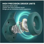 Phoinkas H-7 Wired Over Ear Gaming Headset with 7.1 Surround Sound – Noise Cancelling Flexible Mic – Green