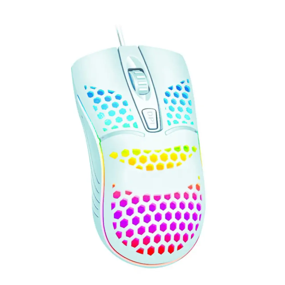 USB Wired RGB Luminous Gaming Mouse - 1600DPI - Blue