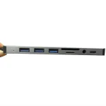 8 In 1 USB HUB Docking Station with Audio