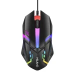 M3 Wired USB Gaming Mouse – Colorful Glowing RGB Backlighting – Black