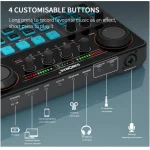 H500+BM800 Podcast Equipment Bundle – includes All-in-one Audio Interface with Premium Mic Preamp, XLR Condenser Microphone and 3.5MM Mic