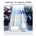 140W USB Type C to Magsafe 3 Charger for MacBook 2021-2023 – M1:M2:M3,MacBook Air:Pro – Charging Cable 6.6ft:2m