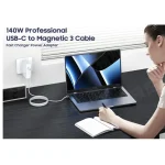 140W USB Type C to Magsafe 3 Charger for MacBook 2021-2023 – M1:M2:M3,MacBook Air:Pro – Charging Cable 6.6ft:2m