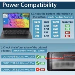 45:65W – Replacement Type C Lenovo:Asus Laptop Charger – 20V 2.25:3.25A