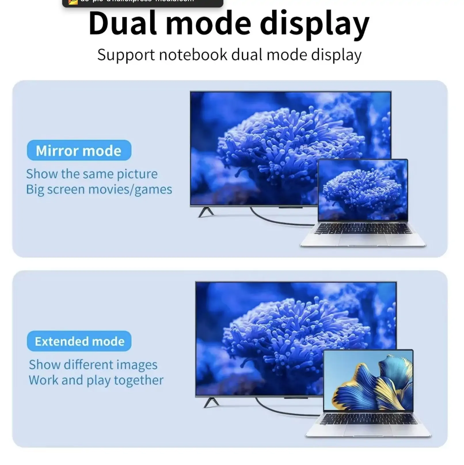 4K USB Type C to HDMI Conversion Cable - Thunderbolt 3 - 1.8M:6FT6