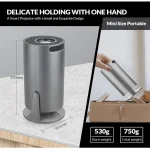 Mini Portable Projector, 4K 1080P Full HD Supported,Auto Keystone, WiFi6+Bluetooth 5.0,180°Rotatable – Built-in Android 11 – HY300PRO-Black