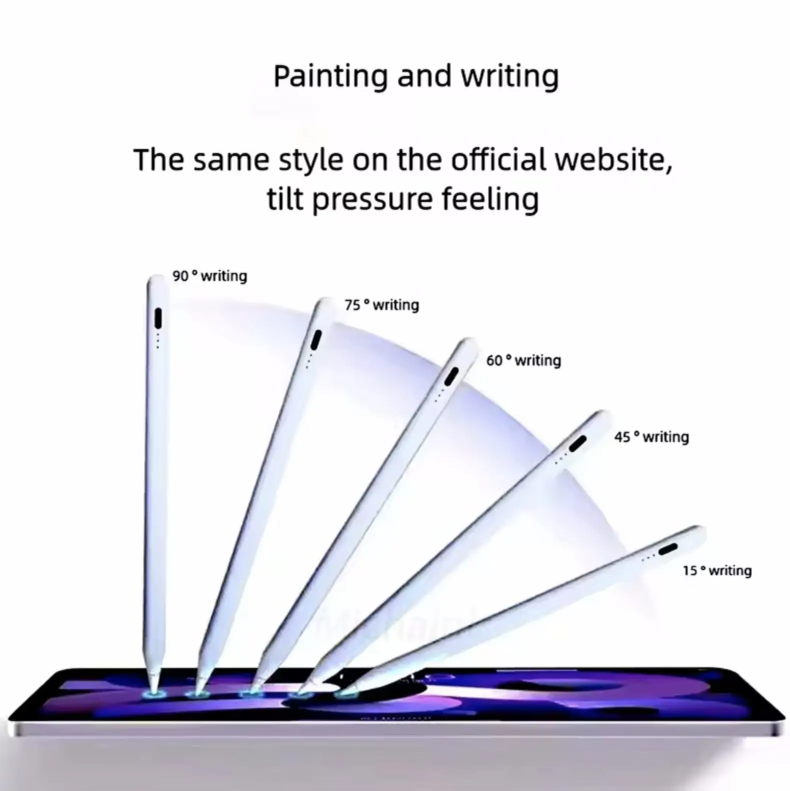 Replacement Apple Stylus Pen | Palm Rejection & Tilting - 2 Nibs Replacement Apple Stylus Pen | Palm Rejection & Tilting - 2 Nibs
