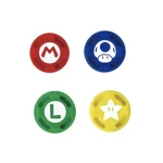 Silicone Analog Joystick Grips for Switch JoyCon MARIO