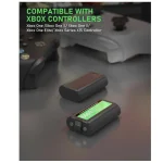 Type-C Rechargeable Battery Pack for Xbox One:Xbox Series X|S – 2x6660mWh Battery Packs