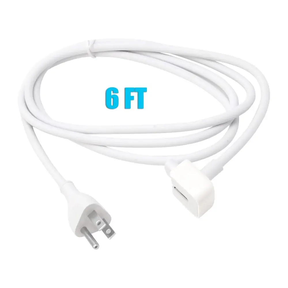 Replacement Power Adapter Extension Cord for MacBooks - 6 ft