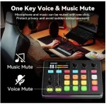 G1+BM800 Podcast Equipment Bundle – XLR Condenser Mic Scissor Kit and Audio Interface – Live Sound Card
