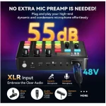 G1+BM800 Podcast Equipment Bundle – XLR Condenser Mic Scissor Kit and Audio Interface – Live Sound Card