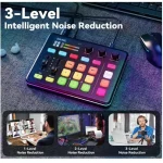 G1+BM800 Podcast Equipment Bundle – XLR Condenser Mic Scissor Kit and Audio Interface – Live Sound Card