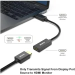 Uni-Directional 4K Display Port to HDMI Adapter – Plated Gold