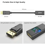 Uni-Directional 4K Display Port to HDMI Adapter – Plated Gold