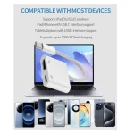 2 in 1 Digital AV Converter – USB C to HDMI and PD Charging Cable – Screen Mirroring and Iphone Compatible