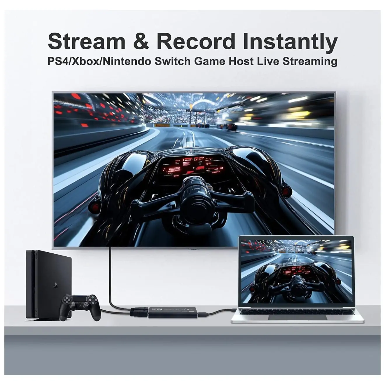 4K Compatible HDMI Capture Card - 1080p 60fps USB 3.0 with Microphone Jack3 4K Compatible HDMI Capture Card - 1080p 60fps USB 3.0 with Microphone Jack3