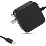 65:45W – Universal Replacement Type C Charger – 20V 2.25:3.25A – Black