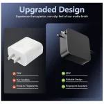 65:45W – Universal Replacement Type C Charger – 20V 2.25:3.25A – Black