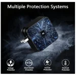65:45W – Universal Replacement Type C Charger – 20V 2.25:3.25A – Black