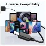 65:45W – Universal Replacement Type C Charger – 20V 2.25:3.25A – Black