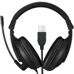 Adesso Xtream H5U Stereo USB Multimedia Headphone:Headset with Microphone