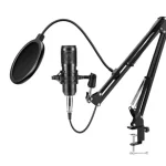 G1+BM800 Podcast Equipment Bundle – XLR Condenser Mic Scissor Kit and Audio Interface – Live Sound Card
