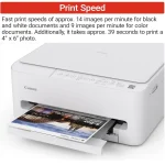 Canon PIXMA TS4320 Wireless Color Inkjet Printer for Duplex Printing – White