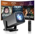 Full HD 1080P Mini Projector – Black