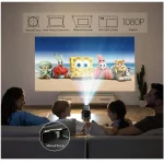 Full HD 1080P Mini Projector – Black