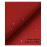Non-Slip Waterproof PU Leather Desk Pad Protector Mouse Pad – Red