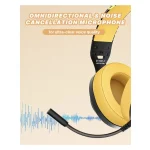 S30 Lightweight Wired Gaming Headset with Noise Cancelling Microphone – Graffiti Yellow