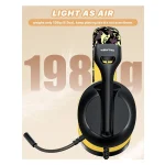 S30 Lightweight Wired Gaming Headset with Noise Cancelling Microphone – Graffiti Yellow