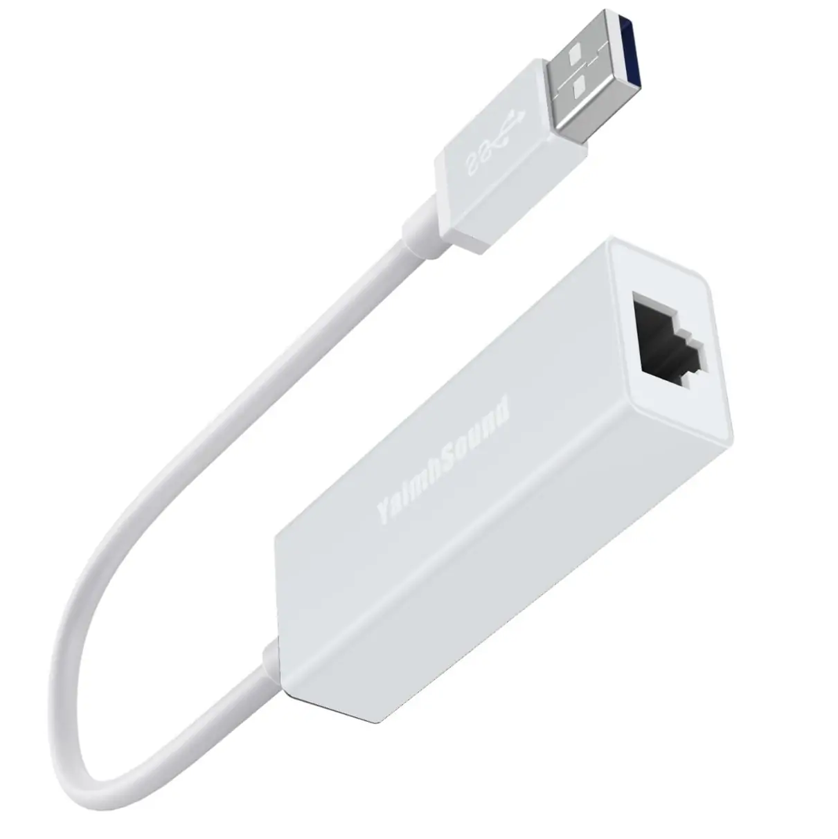USB to Megabit Ethernet Adapter - 10:100 Mbps LAN - White