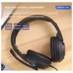 XPLUS Gaming Headset with Noise Canceling Microphone – 3.5mm Jack & RGB – Black