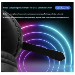 XPLUS Gaming Headset with Noise Canceling Microphone – 3.5mm Jack & RGB – Black