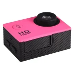 VEMONT Full HD 2.0 Inch Action Camera – 1080P 12MP 30m:98ft Underwater Waterproof with Mounting Accessories Kit – Pink