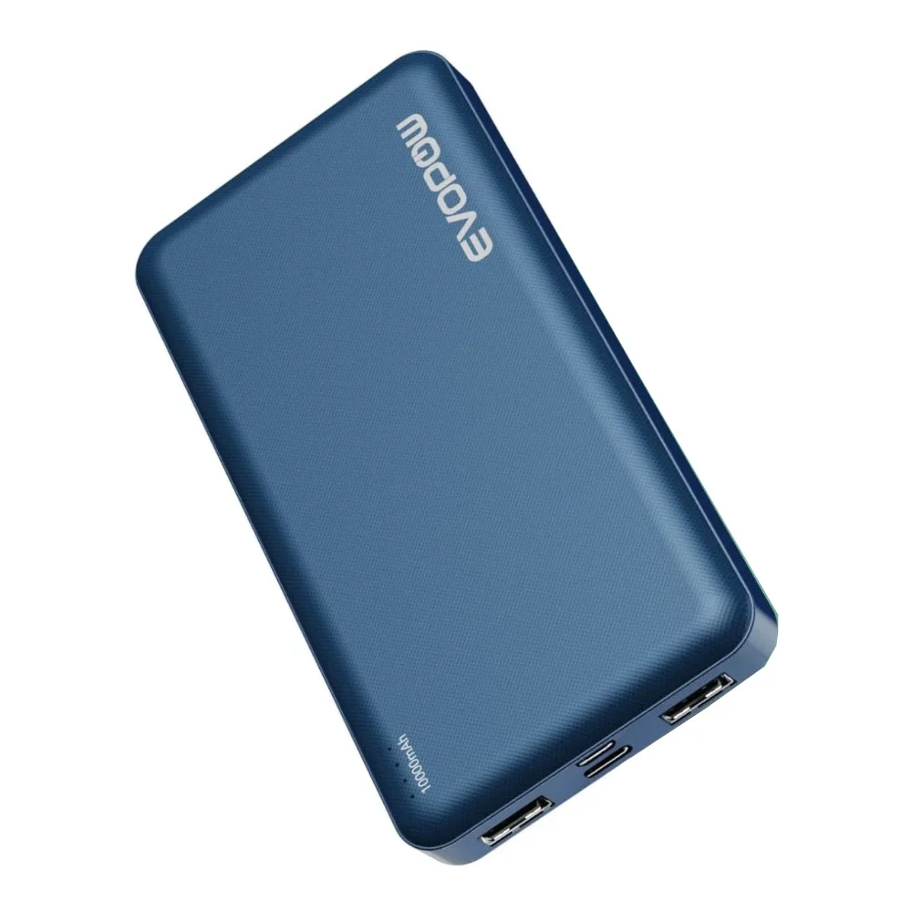 External Portable Charger - Fast Charging Power Bank - USB C in|Out - 10000mAh - Navy Bluex1