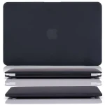 Slim Snap On Hard Shell Protective Case and Keyboard Cover for MacBook Air 13 Inch – Models A1369 & A1466 – Black1